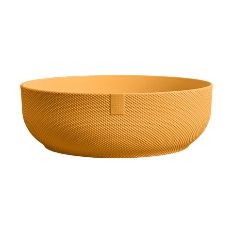 Simegarden Portavasi da interno "Jazz bowl" Giallo ambra / ⌀ 28 x H 9 cm