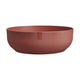 Simegarden Portavasi da interno "Jazz bowl" Rosso toscano / ⌀ 28 x H 9 cm