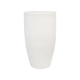 Simegarden Vasar Vaso Alto Shabby Tronco Conico 40 cm / Bianco perla