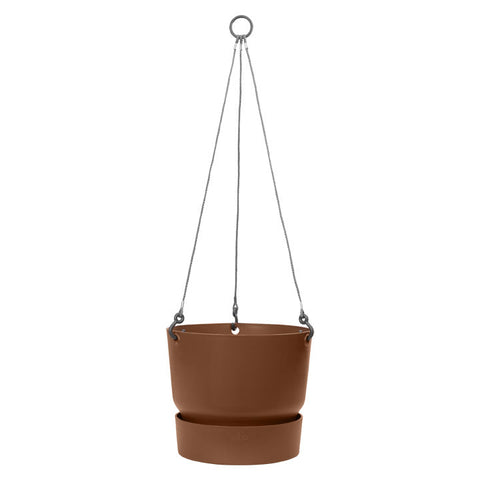 Simegarden Vaso sospeso Grenville 24cm x 21cm / Marrone zenzero / 6.4 L